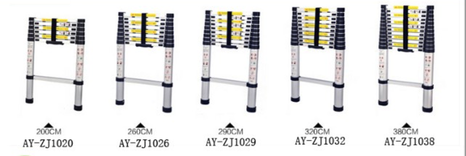 aluminum telescopic ladder (10)