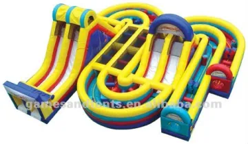 Adrenaline Rush Extreme obstacle inflatable A5011