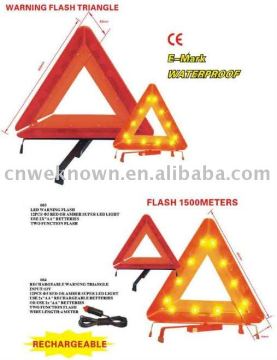 Triangle d'avertissement de voiture