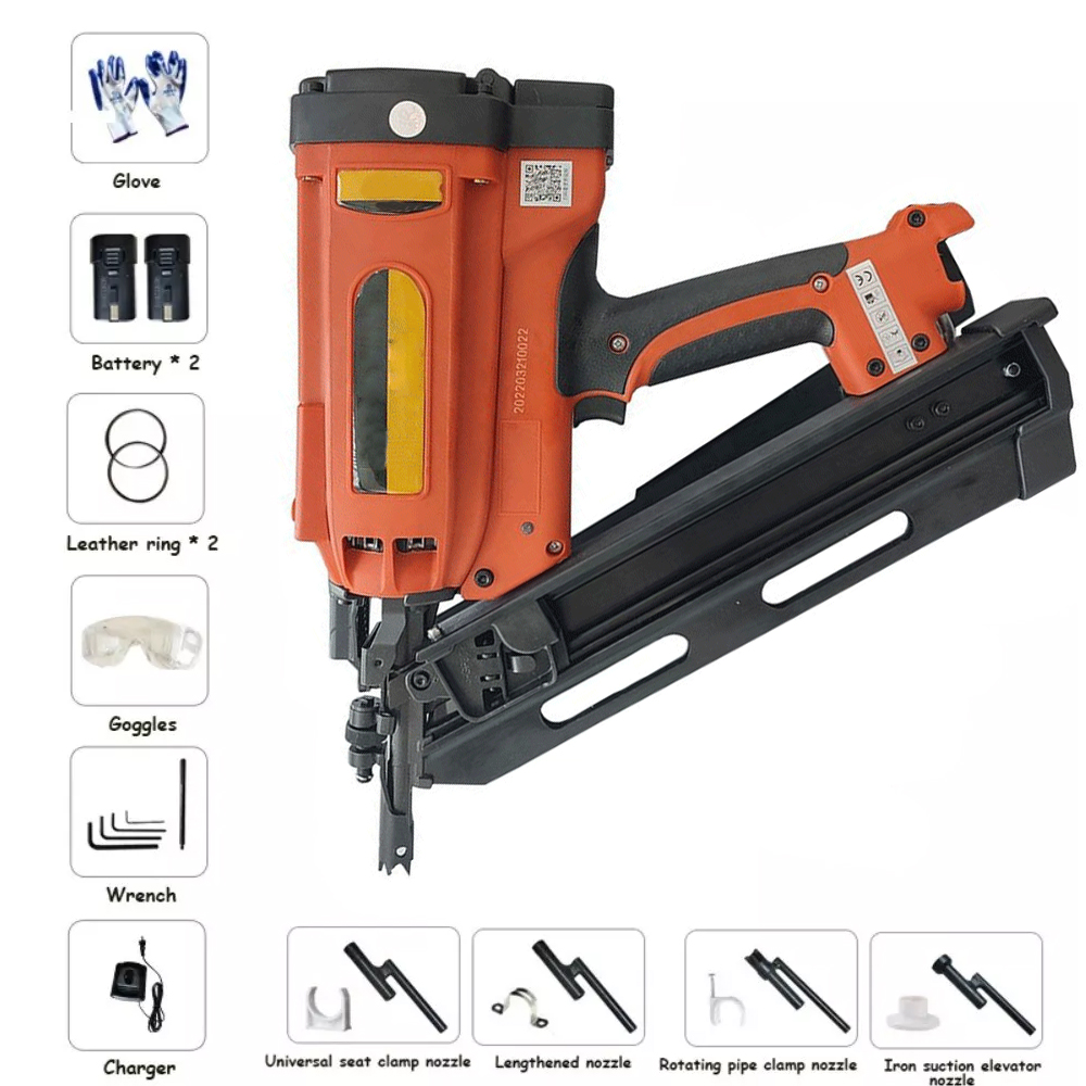 Wood nail gun for renovation