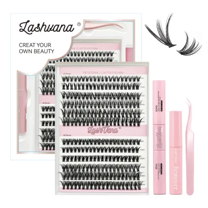 Diy Eyelash Extension Kits: Cluster and Individual Segmented Lashes