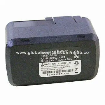 1.5Ah 9.6 NiCD Electric Tool Battery Pack for Bosch 2607335037