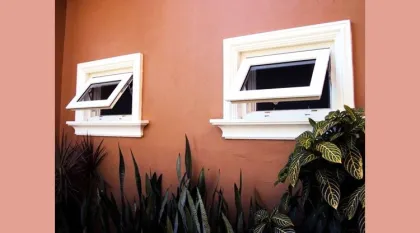 rain protection window waterproof PVC awning window