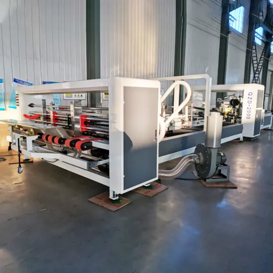 High Speed Gluing and Stitching Machine for Corrugated Carton Boxes