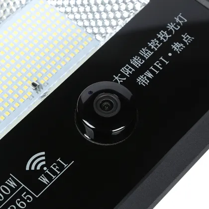 200watt 400watt solar surveillance camera led floodlight