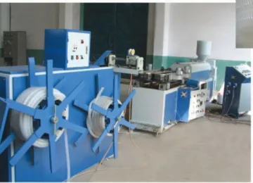Pp/pe/pvc Single Wall Corrugated Pipe Production Line 
