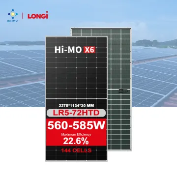 Longi Hi-Mo X6 Solar Panels: High Efficiency Monocrystalline Modules for Power Systems