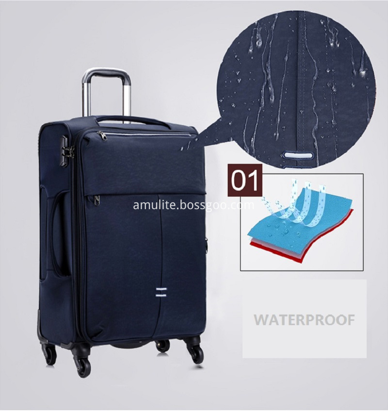 Waterproof trolley luggage