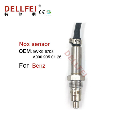 Sensor de óxido de nitrogênio do motor Benz 5wk9 6703 A0009050126
