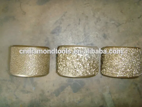 Vacuum Brazed Polishing Diamond Thread Grinding Wheel for stone