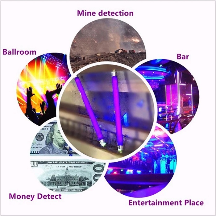 Uv light fluorescent tubes