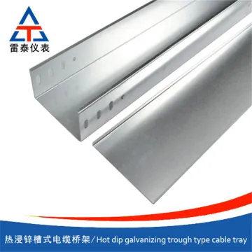Hot dip galvanizing trough type cable tray