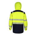 Fr High Vis Vis Winterジャケット反射的な防水ジャケット