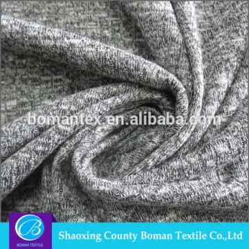 RT heather grey knit rib fabric