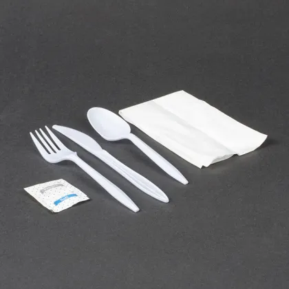 Disposable Royal Plastic Cutlery Set Packaging Machine Line
