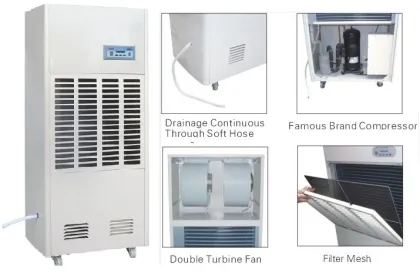 240L/D CE Certificate with DAIKIN Compressor Industrial Dehumidifier