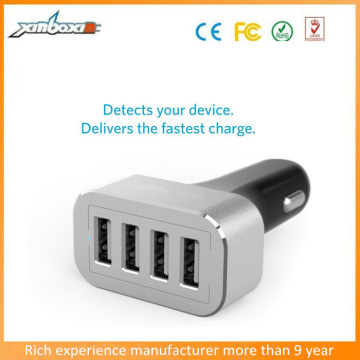 48W Intelligent Quick Charge Cigarette Car Charger USB Multi Charger with 4 USB Ports