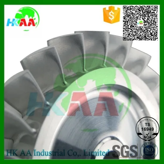 Custom Precision CNC Machining Alloy Impeller, 5 Axis Machining Impellers