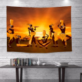 Room wall fabric tapestry