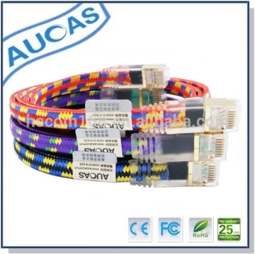 Manufacture braided patch cable rj45 cat7 patch cord cable factory price