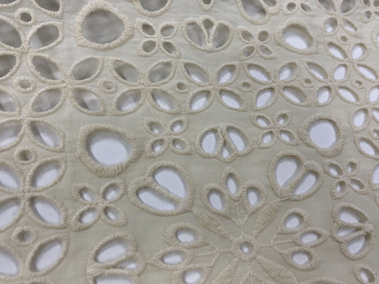 Cotton Eyelet Embroidery Fabrics