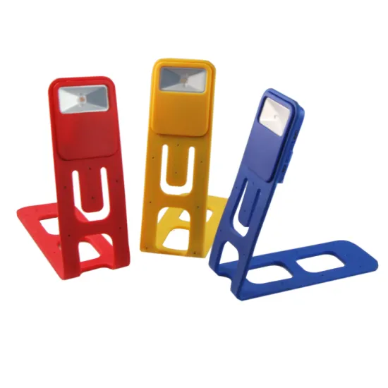 Red Foldable Flexible LED Light Bookmark Book Light