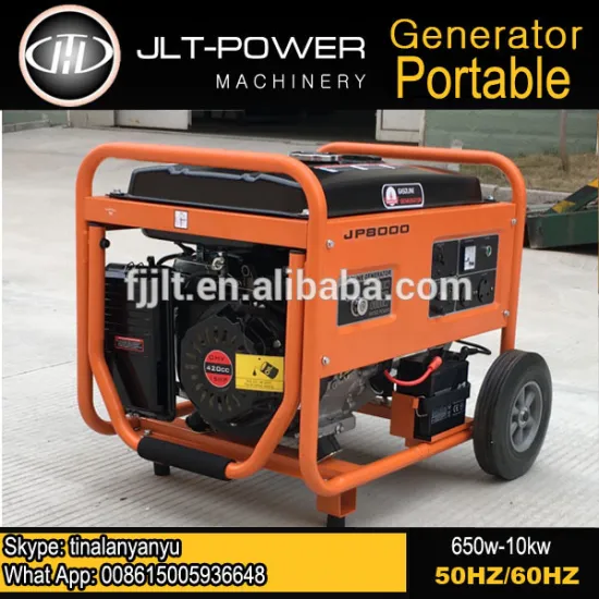 JLT Power gasoline generator parts ,cheap price 6500w gasoline generator with electric start