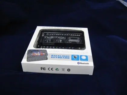 Portable Small Size Wireless Viryual Bluetooth Keyboard Case For Apple Iphone 5