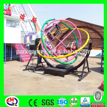 Carnival rides trailer human gyroscope