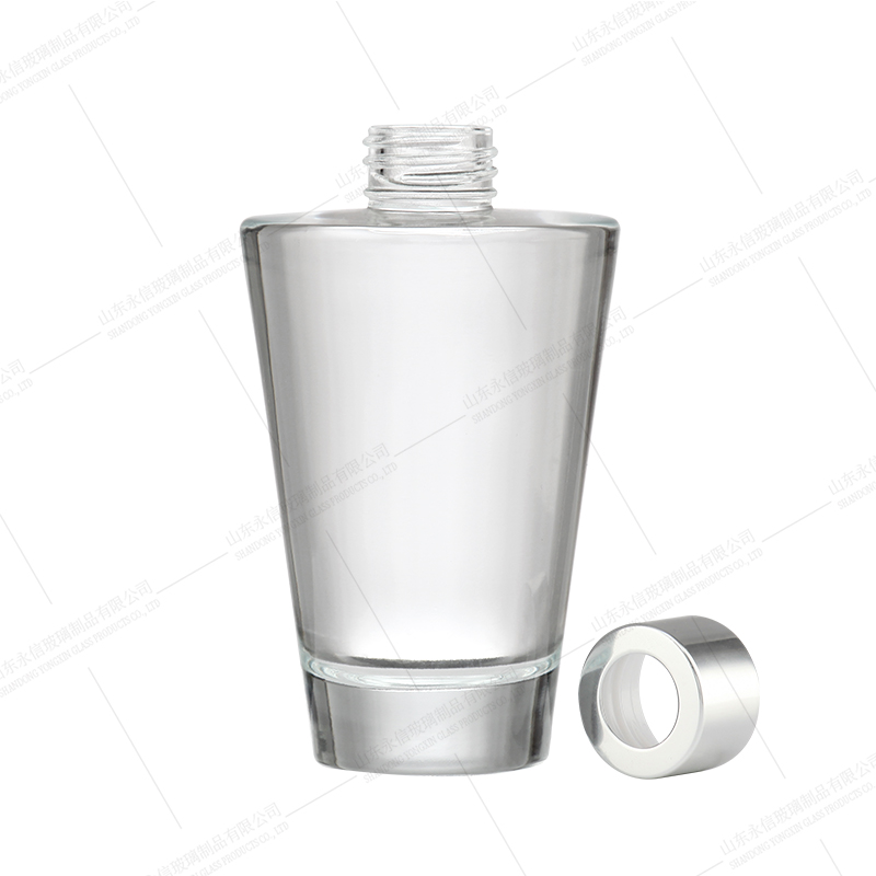 Vintage round glass aroma diffuser bottles