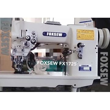 Máquina de coser hemstitch con extractor y cortador