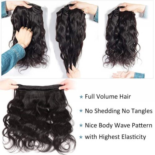 30 32 40 pulgadas ola de cuerpo 3 4 paquetes de agua brasileña Wavy Weave Bundles Human Bundles Teisge for Women