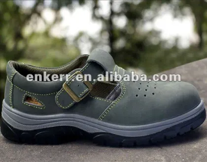brown color steel toe cap safety shoe
