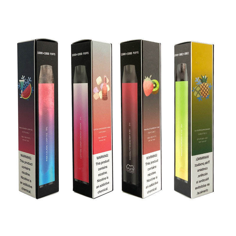 Conception d&#39;emballage personnalisée Disposable Vape 2000puffs