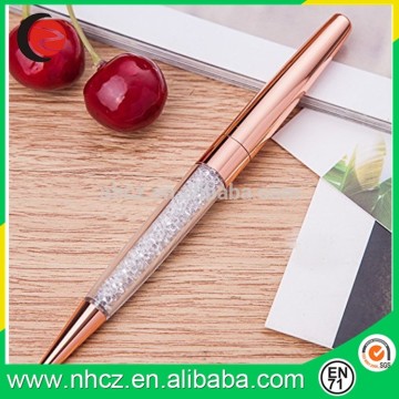 2017 New Hot selling and high quality rose gold mental pen for business