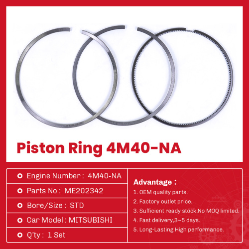 Mitsubishi Diesel Engine Parts 4M40-NA Rings ME202342
