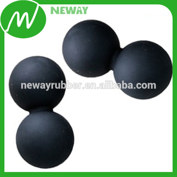 silicone rubber exercise function solid message ball