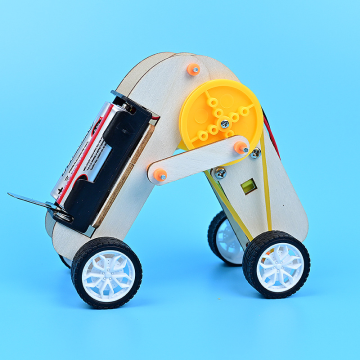 DIY Wooden Puzzle Assembly Worm Robot: A STEM Toy & Science Kit for Educational Fun in Physics and Engineering for Kids