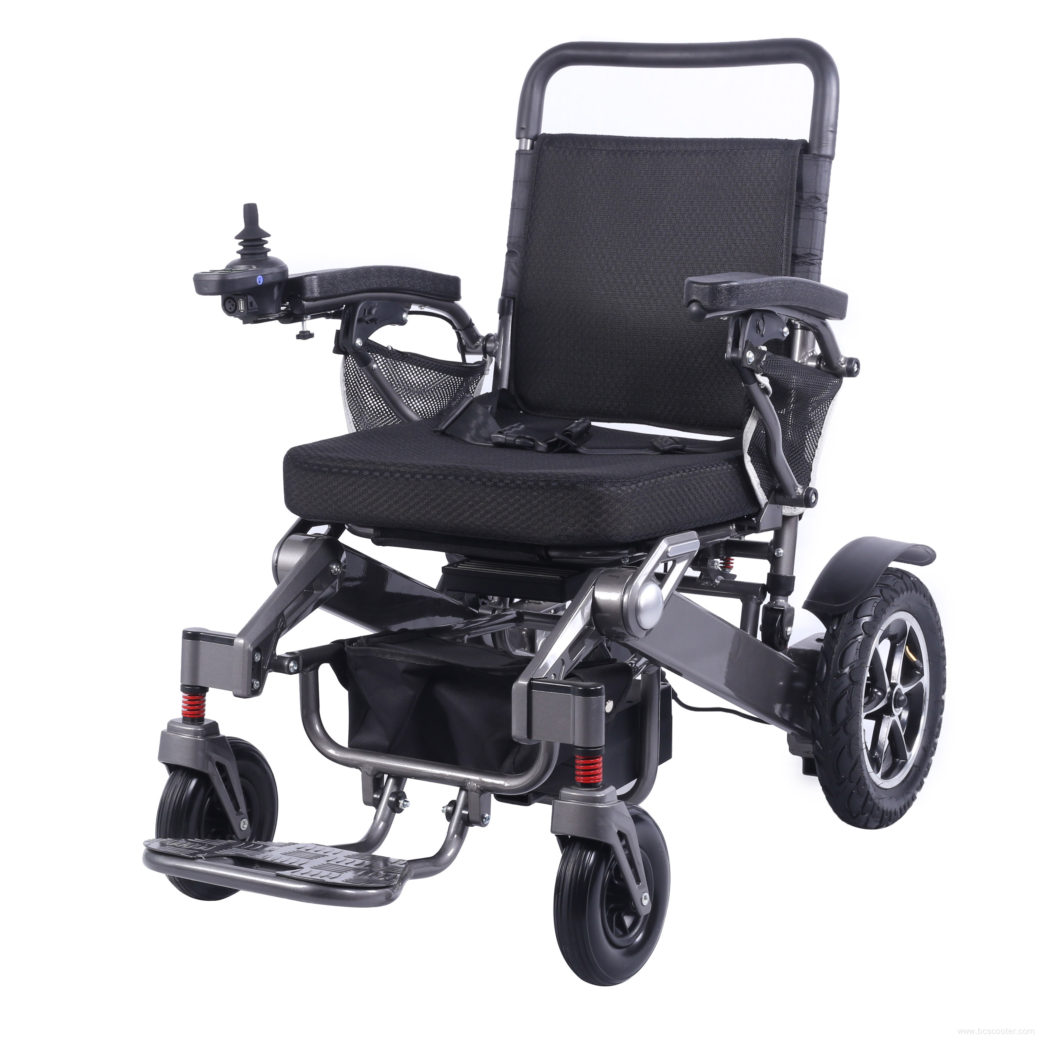 elderly disabled Foldable electric wheelchair easy control