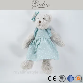 13.8" Lovely Teddy Bear Toy gifts with cute dresses
