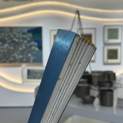 Titanium Folding Fan - Breeze of Modern Elegance