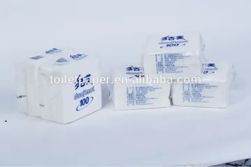 Soft Pack Tissue 100% Virgin Wood Pulp 5 star hotel paper dinner napkin