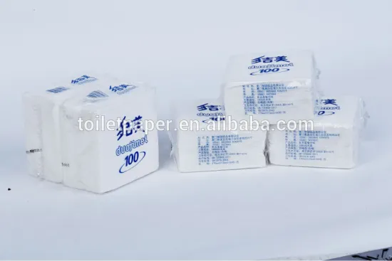 Soft Pack Tissue 100% Virgin Wood Pulp 5 star hotel paper dinner napkin