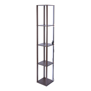 360 Degree Luminous Shelf Light Wooden Frame