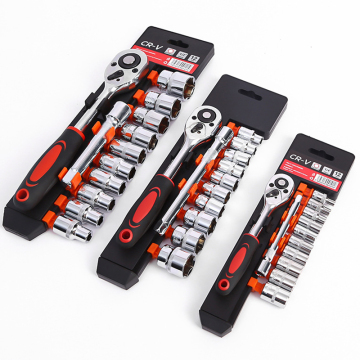 12-Piece Ratchet Socket Wrench Set for Mechanics and Home Workshops