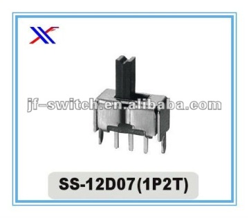 1p2t slide switch SS-12D07(1P2T)