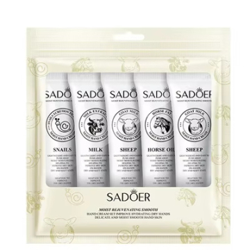 Goat Milk and Horse Oil Winter Hand Cream Set for Smooth, Moist Skin
