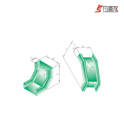 A, B Tray type straight convex (concave) bend
