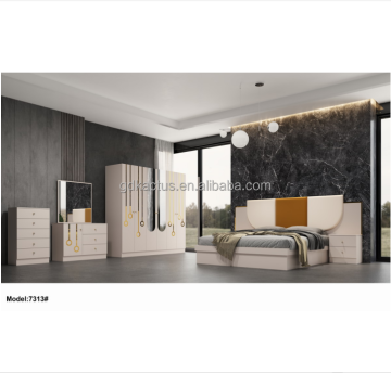 Elegant design low price modern king size home furniture white bedroom furniture sets minimalist bedroom set