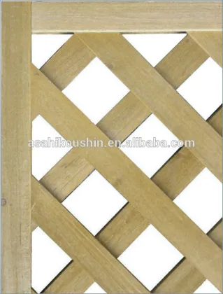 For Outdoor Garden ACQ Treated Wood Lattice Panels